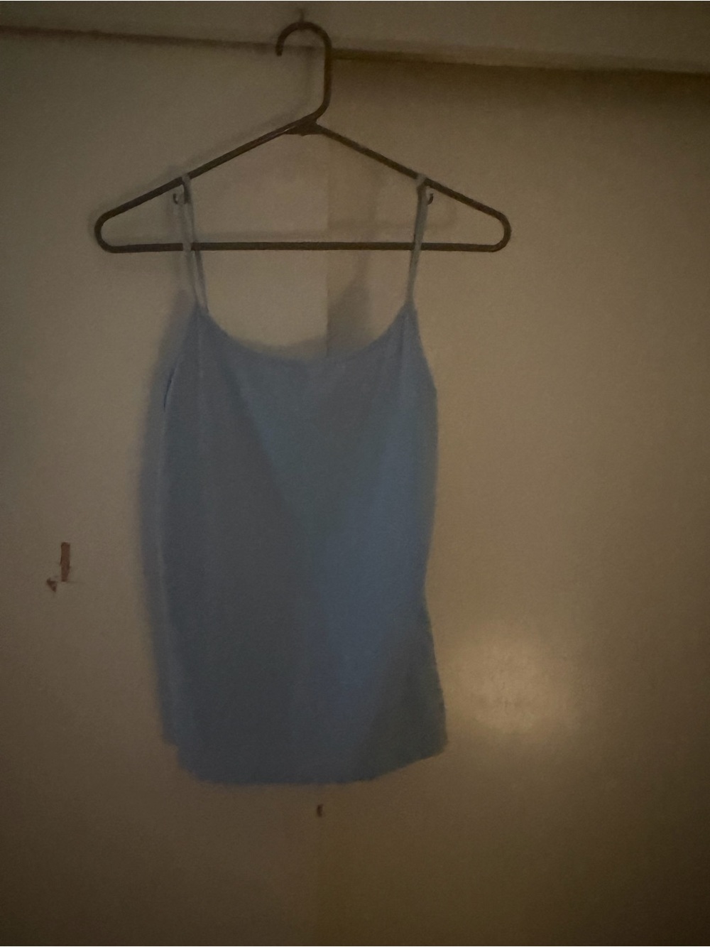 Light Blue Spaghetti Strap Women's Top